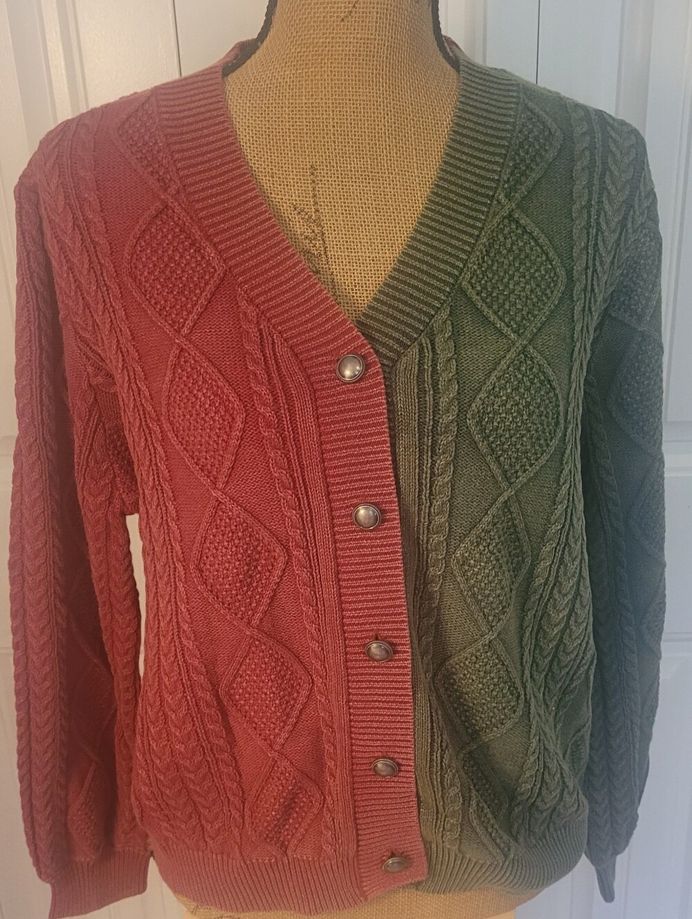POL V-Neck Cardigan, Mixed/ColorBlock, NWOT, Sz S, PERFECT for Fall🍂🍁